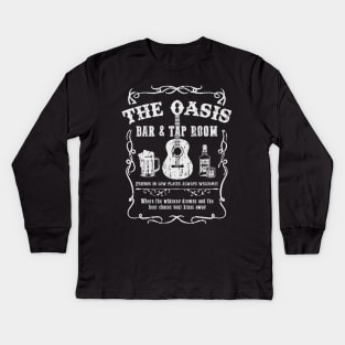 The Oasis Bar And Tap Room Kids Long Sleeve T-Shirt